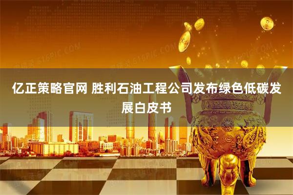 亿正策略官网 胜利石油工程公司发布绿色低碳发展白皮书