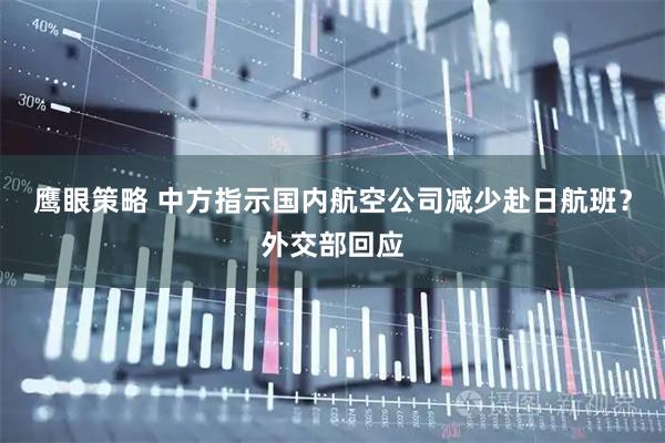 鹰眼策略 中方指示国内航空公司减少赴日航班？外交部回应